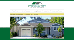 Desktop Screenshot of california-west.com